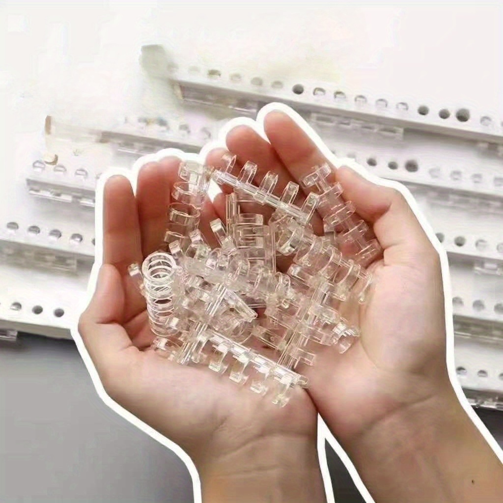Binding Comb Plastic - 10 قطعة 5-حلقة ملزمة الأشواك المفاجئة