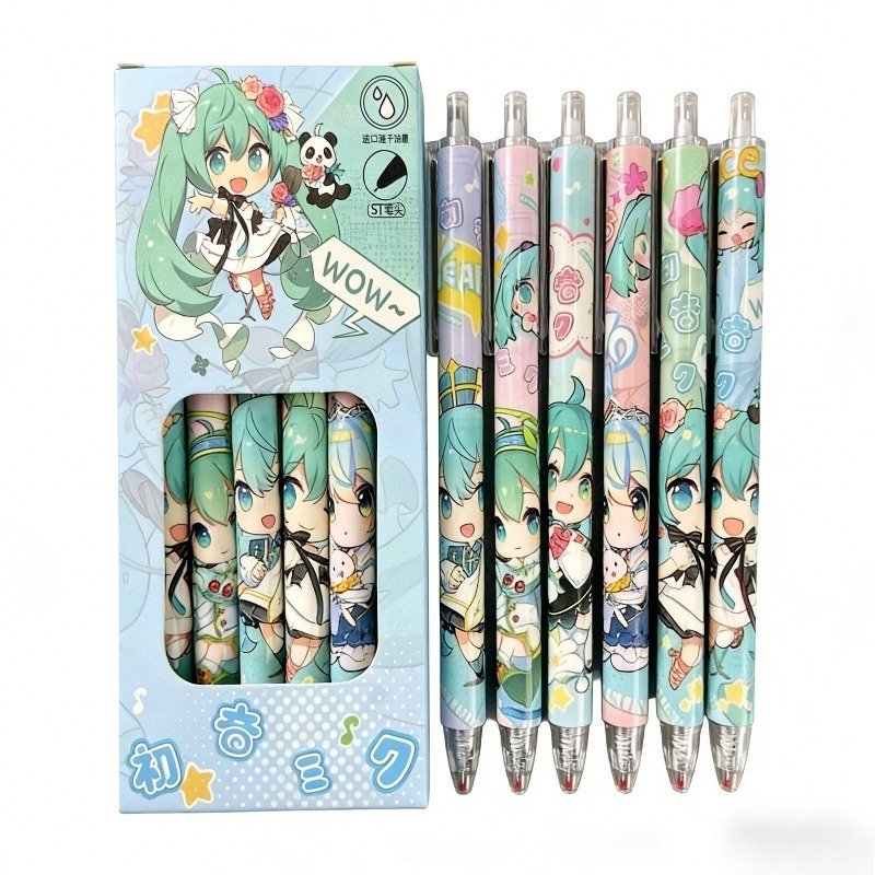 Gel Ink Pen Set - قلم جل سريع الجفاف من Hatsune