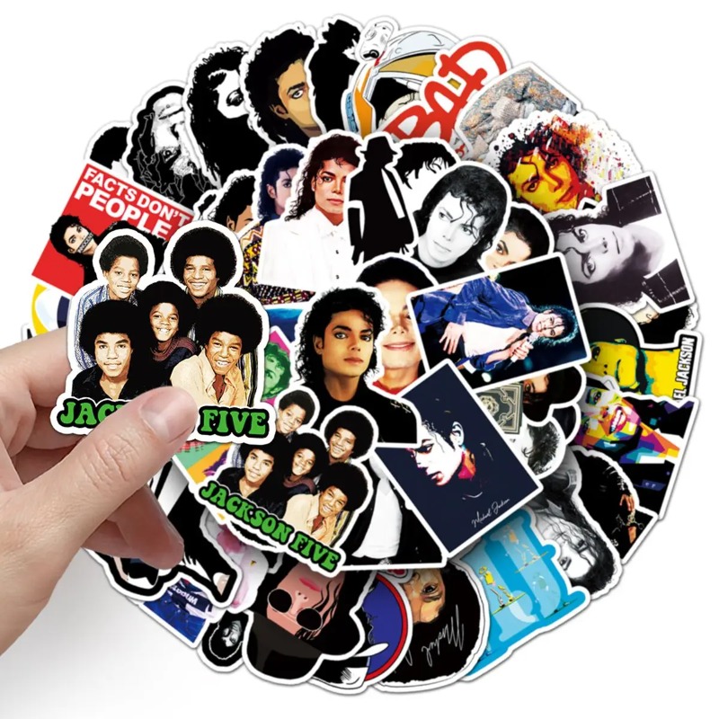 Memo Pad Sticky - 50 صورة لمايكل جاكسون، ملصقات إبداعية