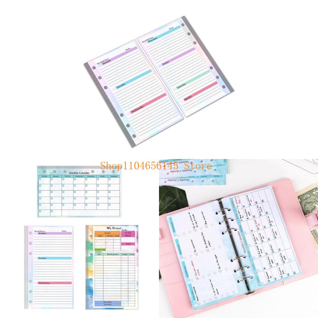 Planner Weekly Budget - ورقة مبطنة من ورق إعادة تعبئة