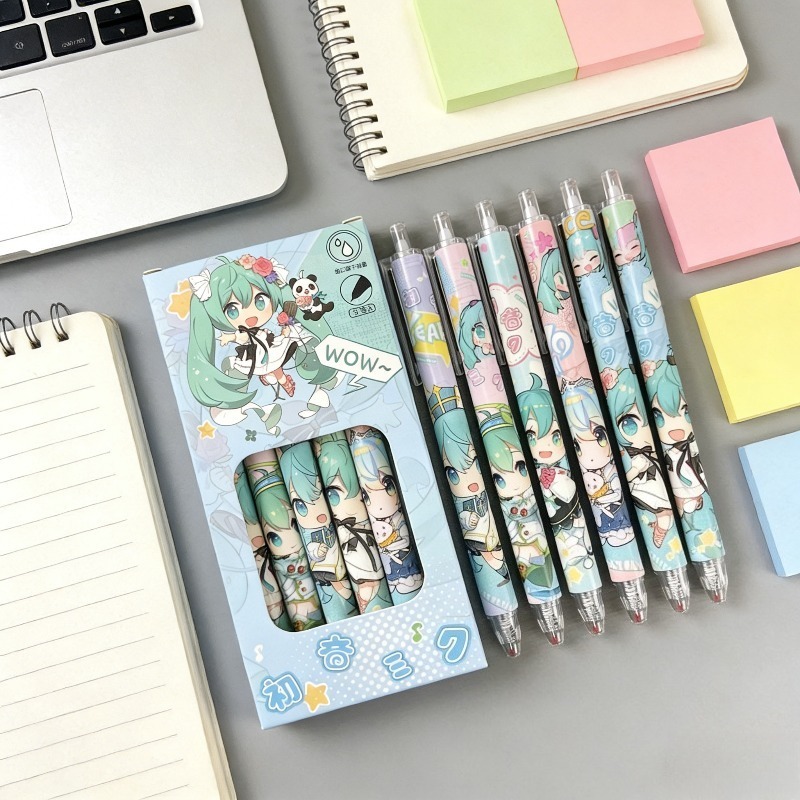 قلم جل سريع الجفاف من Hatsune  - مراجعة Gel Ink Pen Set وسعره