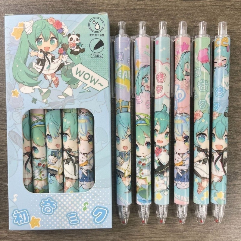 قلم جل سريع الجفاف من Hatsune  - مراجعة Gel Ink Pen Set وسعره