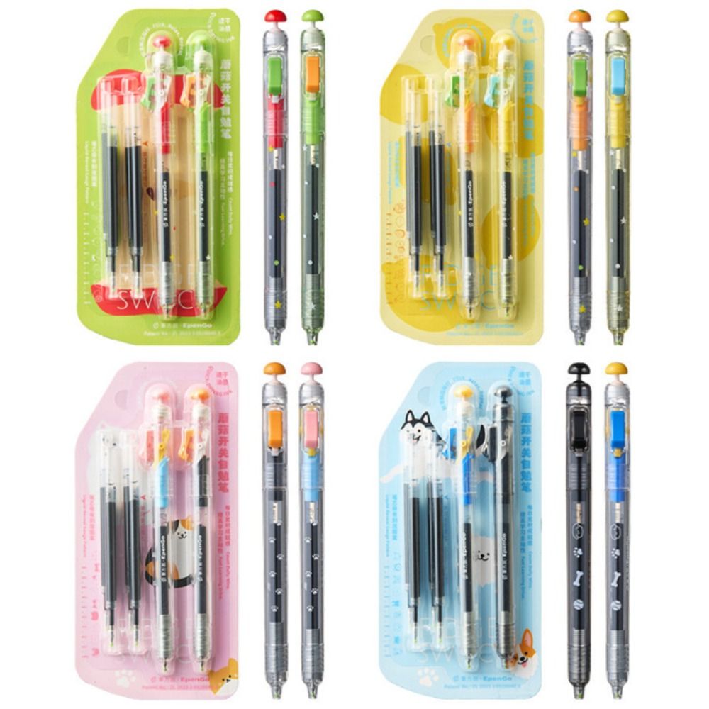 4 قطع/مجموعة أقلام جل 0.5 مم م - مراجعة Gel Ink Pen Set وسعره