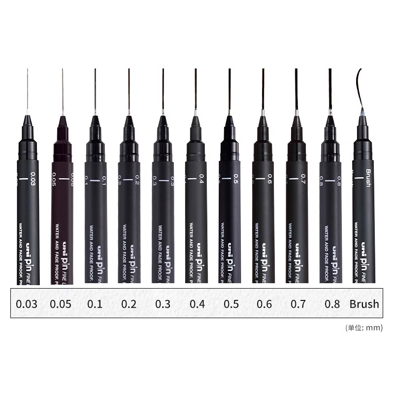3/6/12 قطعة Uni إبرة هلام القل - مراجعة Gel Ink Pen Set وسعره