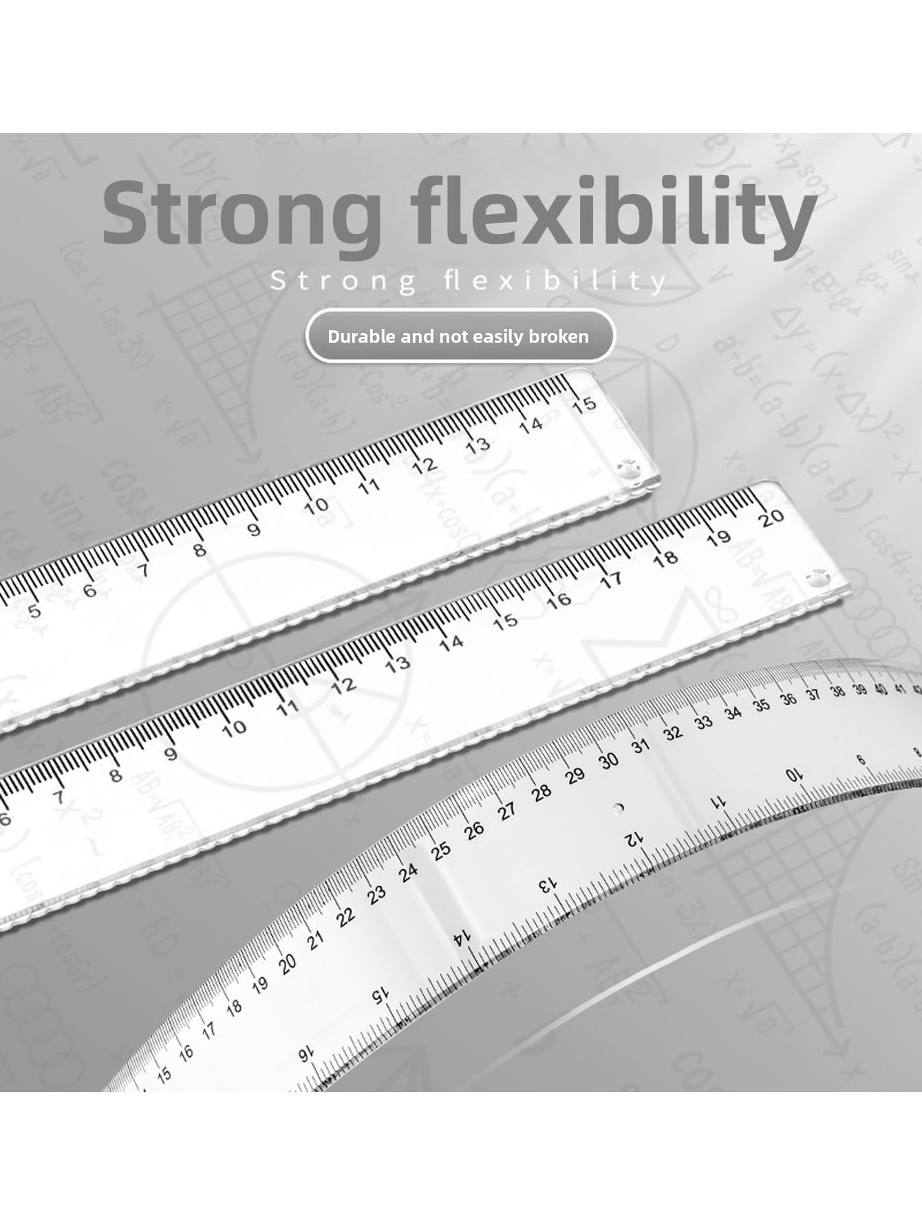 مسطرة بلاستيكية شفافة لأدوات ا - مراجعة Ruler Set Transparent وسعره