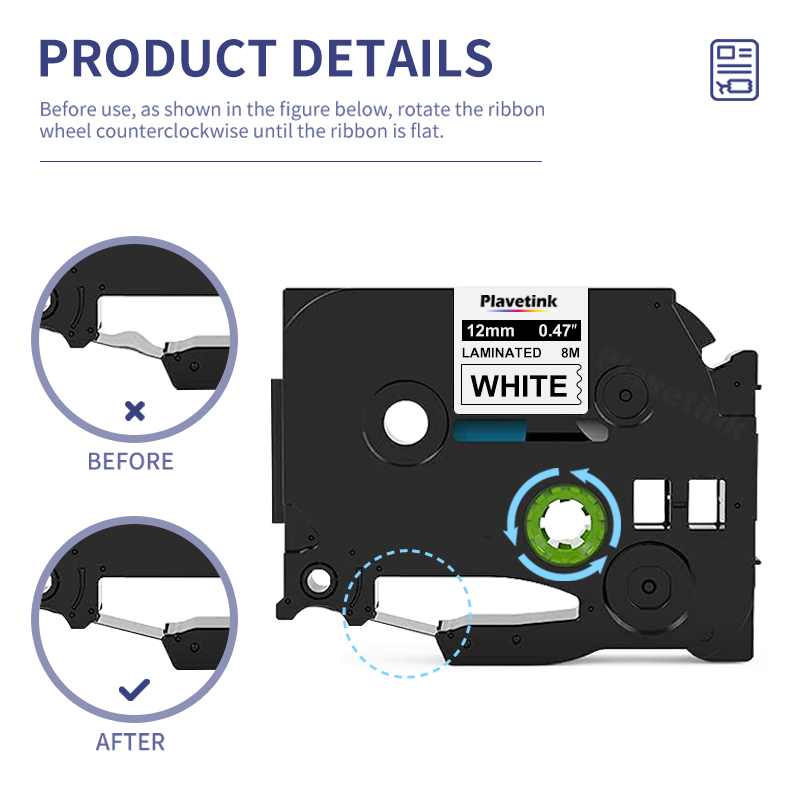 شريط ملصقات ليزر ملون TZe-231L - مراجعة Label Printer Tape وسعره