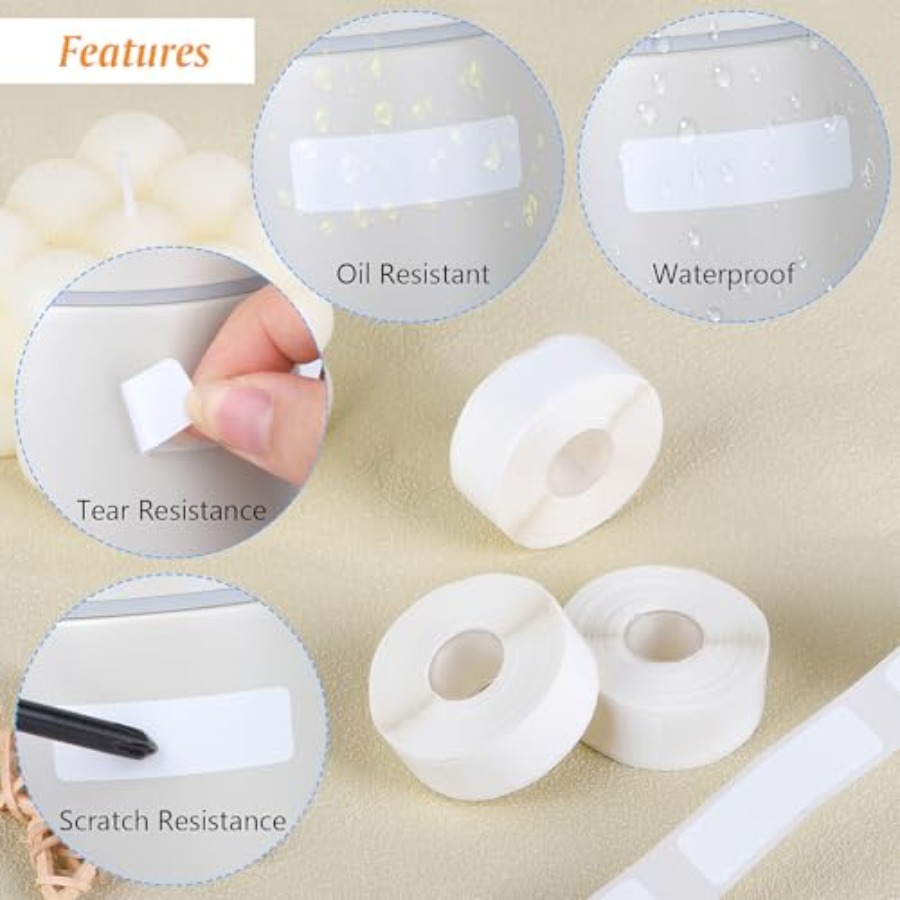 6 لفات من أشرطة طابعة الملصقات - مراجعة Label Printer Tape وسعره
