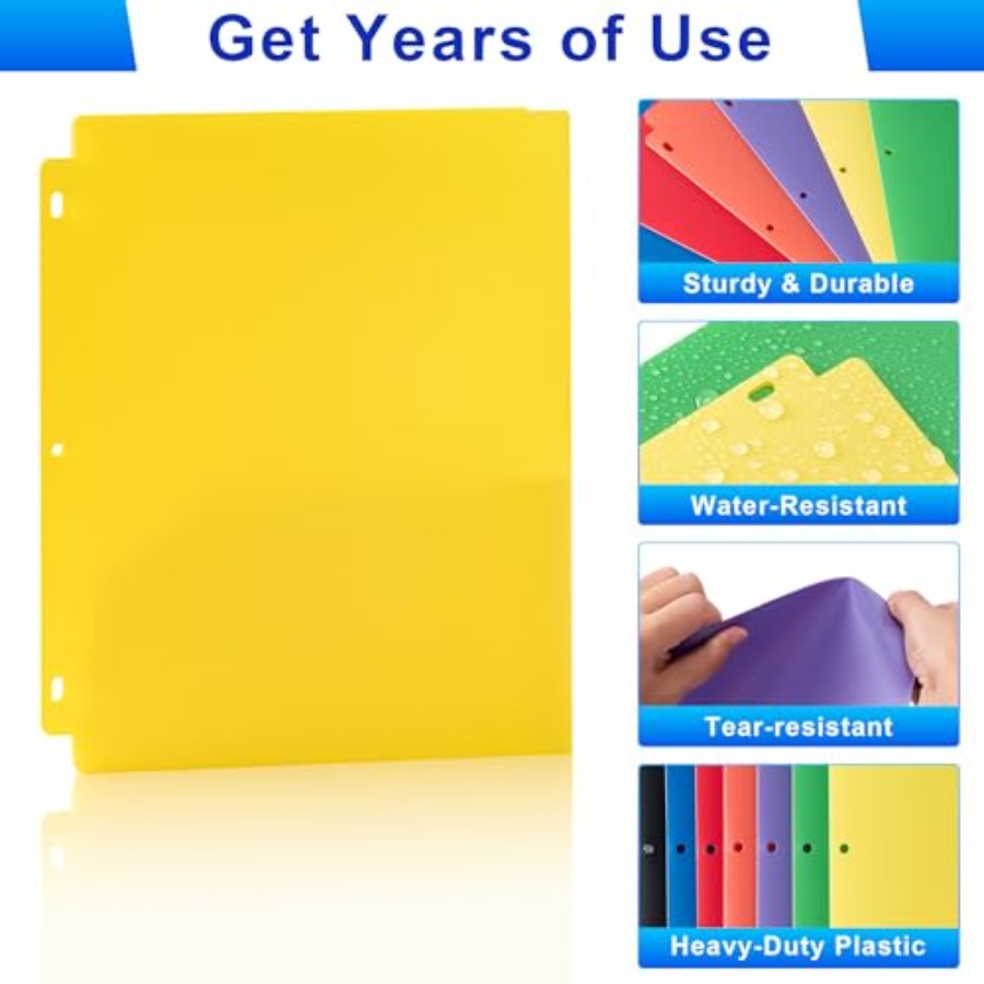 مجلدات بلاستيكية بـ 3 ثقوب مع  - مراجعة Binding Comb Plastic وسعره