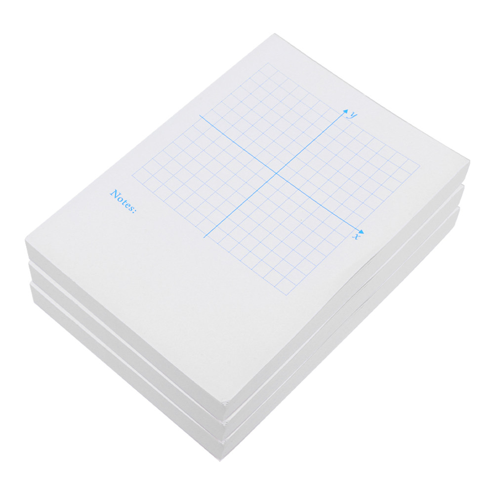 3 قطع من دفاتر ملاحظات نظام ال - مراجعة Graph Paper Pad وسعره