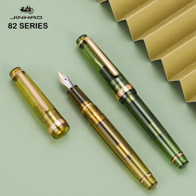 JINHAO 82 قلم حبر قلم حبر تدور - مراجعة Office Stationery Supply Business وسعره
