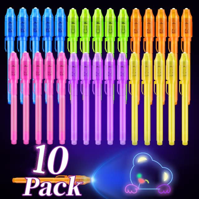 10 قطعة قلم حبر غير مرئي قلم س - مراجعة Highlighter Set Pastel وسعره