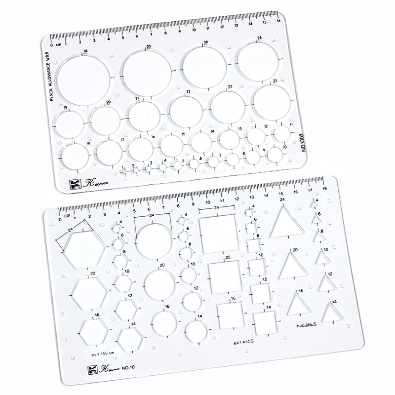 حجم رسم شفاف مسطرة مربعة الشكل - مراجعة Ruler Set Transparent وسعره