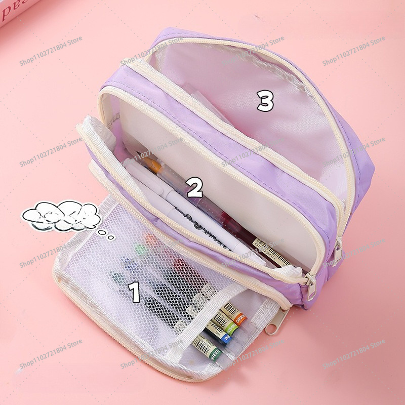 حقيبة أقلام قماشية كبيرة السعة - مراجعة Pencil Case Large وسعره