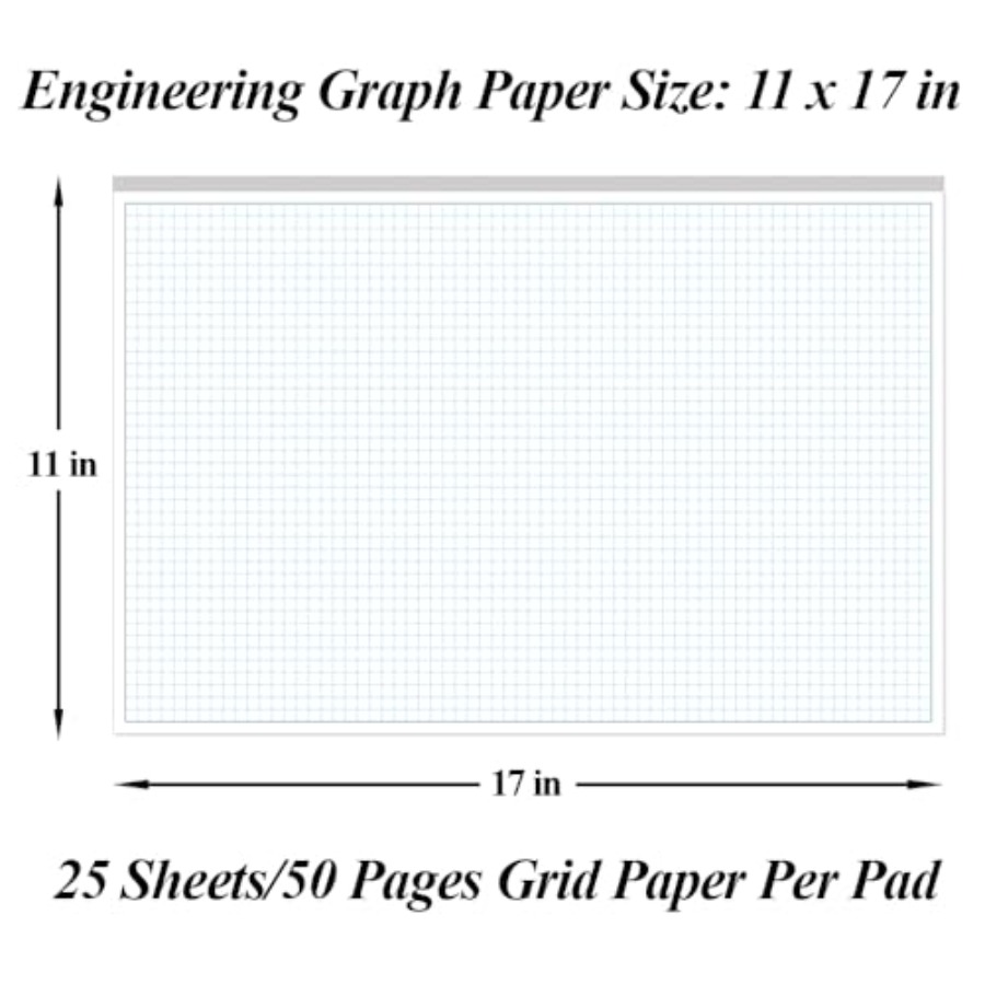 دفاتر ورق الرسم الهندسي، مقاس  - مراجعة Graph Paper Pad وسعره