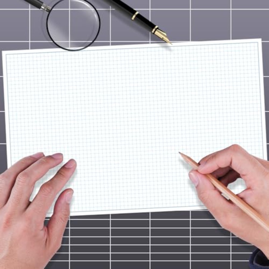 دفاتر ورق الرسم الهندسي، مقاس  - مراجعة Graph Paper Pad وسعره