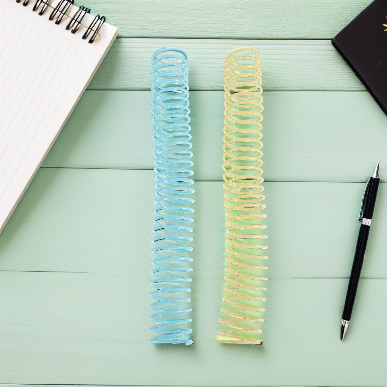 8 قطع من حلزونات التدبيس البلا - مراجعة Binding Comb Plastic وسعره